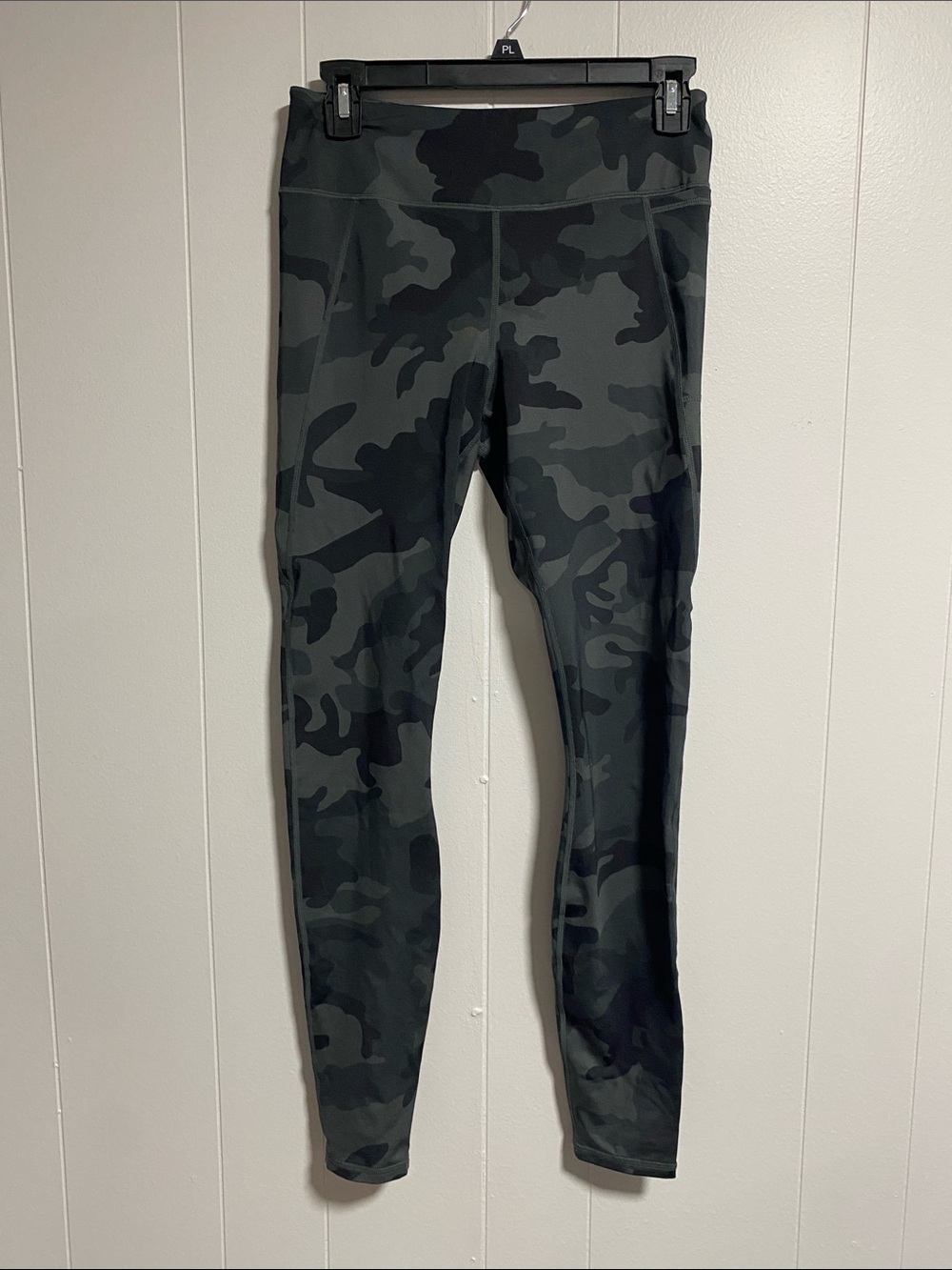 Polo by Ralph Lauren Girls' Dark Gray & Black Camo Leggings